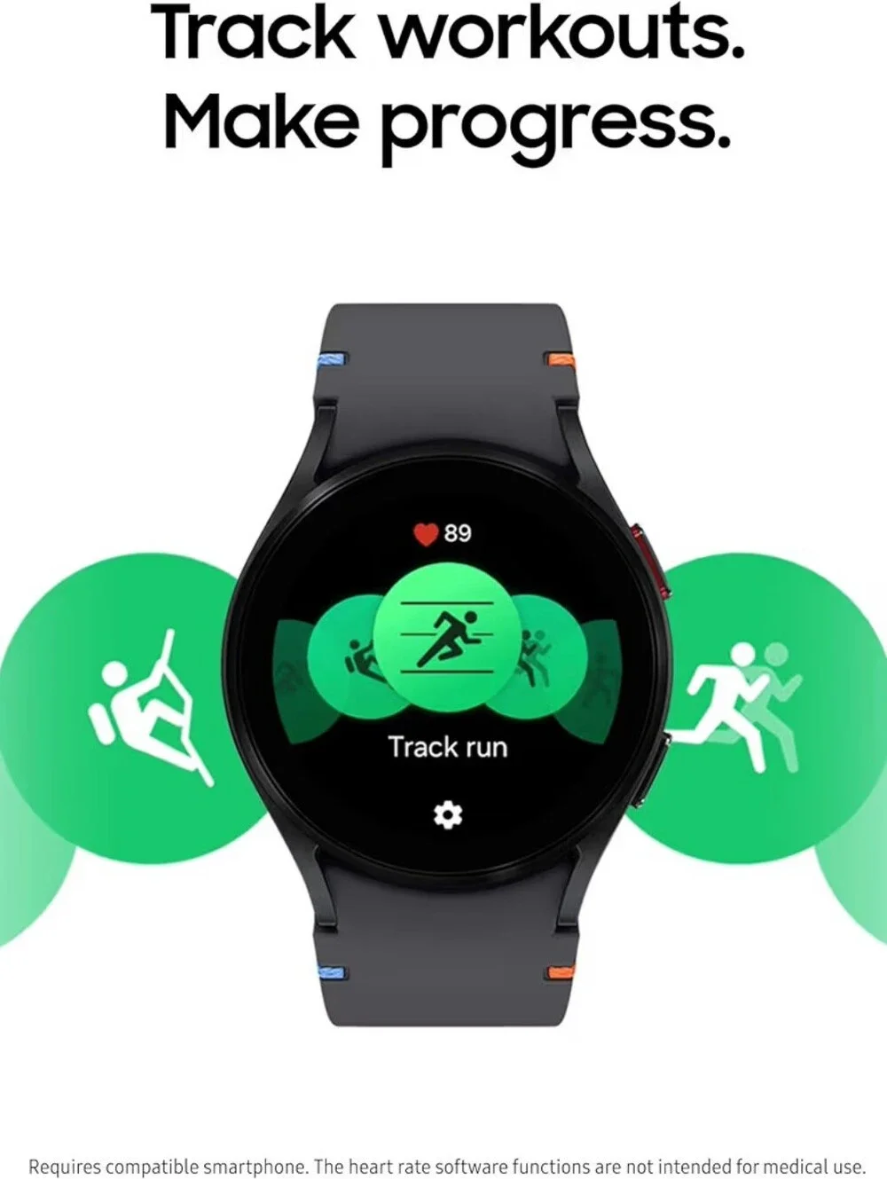 Samsung Galaxy Watch FE 40mm Bluetooth AI Smartwatch w/Fitness Tracking, BIA